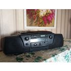 Бумбокс Philips AZ 8012/00 - радио (СВ, ДВ, УКВ), кассетный и CD проигрыватели - модель 1991 г., сделан в Малайзии