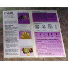 Рекламный буклет Медицинские компрессионные чулки фирмы MediBayreuth + таблица размеров