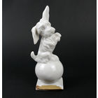 Статуэтка 'Собачка на шаре', фарфор, Германия, 1955-1960 гг.