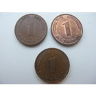 ФРГ  1 пфеннига   1993   J . F . D .