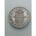 Великобритания  1 шиллинг 1963 года .