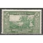 Новая Каледония. Хижина вождя племени. 1928г. Mi#144.