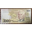 Банкнота Бразилия 1000 крузейро 1990 год.
