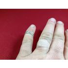 С рубля без мц. кольцо 925пр. на тоненький пальчик, скорее детское. диам 1.5см.