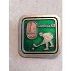 Значок "Олимпиада 80, крикет"