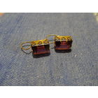 Серьги "Леденцы", клеймо,1,5*1,см, винтаж СССР, 50-е г.г.