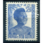 Британские колонии - Папуа Новая Гвинея - 1952/60г. - ландшафты, виды, местные мотивы, 2 P - 1 марка - чистая, без клея [Mi 3]. #3-WB-90-A-1