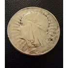 5 злотых 1934 г.  Польша.  Ядвига.  Серебро