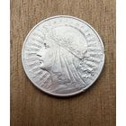 10 злотых 1932 г.  Польша.   Ядвига.  СЕРЕБРО.  1.