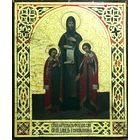 Святой Благоверный князь Феодор Смоленский и его сыновья Давид и Константин, XIX век