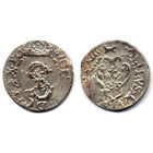 Шеляг 1610, Сигизмунд III Ваза, Рига. Вариант с полной датой '1610' на Рв., R