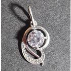 Кулон привеска серебро 925 лот #16, С РУБЛЯ! МНОГО ЛОТОВ С РУБЛЯ БЕЗ МЦ!