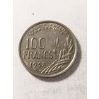 Франция 100 франков 1958