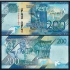 Кения 200 шиллингов 2019 год, UNC