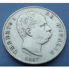 Италия. 1 лира 1887