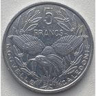 Новая Каледония 5 франков 2011 г.