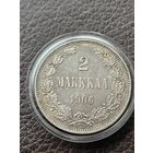 2 МАРКИ 1906 ФИНЛЯНДИЯ ВЕЛИКОЕ КНЯЖЕСТВО  . L