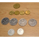 Украина 50 копеек, 10 копеек, 5 копеек, 2 копейки (цена за все)