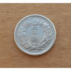Япония, 20 сенов 1908 г., серебро 0.800, период Мэйдзи (1868-1912)