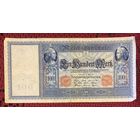 Банкнота 100 марок 1910 год. Германская империя . Красная печать. С рубля без МЦ