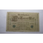 Германия Ro46а. 1000 марок 1910 г. (Печать зелёная . 6 цифр в номере)