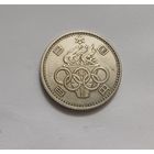 100 йен 1964 г. (39 год Сёва),600пр., Олимпиада в Токио.Не чищена.
