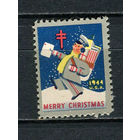 США - 1944 - Рождество и Новый год - 1 виньетка. MNH.  (LOT Gb24)-T10P26