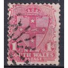 74.Aust. Великобритания. Австралийские штаты. Новый Южный Уэльс. Герб. Стандарт. 1905/06 гг.  1d. Mi.#94.
