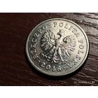 Польша 1 злотый 2016