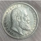 Монета 3 марки 1912 год. Вюртемберг. Германская империя.