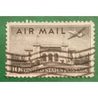 США 1947. Здание Панамериканского союза и самолёт Martin 2-0-2