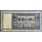 Банкнота 100 марок 1910 год. Красная печать. Германская империя.