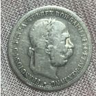 Монета Австро-Венгрия 1 крона 1894 год. Франц Иосиф I. Серебро