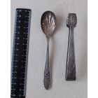 Все лоты с рубля.Ложка для икры и щипцы,старая Германия,клейма.