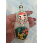 Елочные игрушки, стекло матрёшка