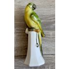 Фарфоровая статуэтка попугай Германия довоенный.