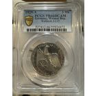 Германия Веймар 3 марки 1929 Вальдек ПРУФ-PROOF слаб PCGS PR66DCAM