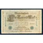 Германия, 1000 марок 1910 год.