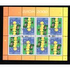 Европа 2000. EUROPA. (380) 2000 год серия из 1 марки в малом листе