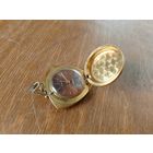 Часы кулон Заря Au позолоченные