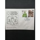 Польша 1986 КПД с полной серией марок "реставрация памятников архитектуры Кракова" (спецгашение) Mi.3016-3017 каталог 1.00 евро