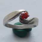 Старое кольцо с камнем без клейм Диаметр 18.5 мм Вес 3.1 гр