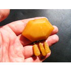 Крупная. Винтажная. Бакелитовая Брошь из СССР 40-50е годы.