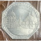 Германия Нюрнберг нотгельд 20 пфеннигов 1919 год Церкви Святой Елизаветы и Святого Иакова. трамвайный жетон