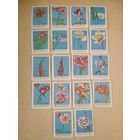 Спичечные этикетки ф.Пролетарское знамя. Цветы