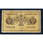 Финляндия, 25 пенни 1918 год.