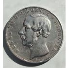 2 талера/3 1/2 гульдена 1855 Ганновер - Редкость! В серьезную коллекцию!