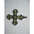 Крестик нательный. Бронза, литье.