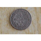 Дания 4 скиллинга-рингсмента 1856