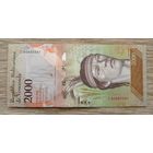 Werty71 Венесуэла 2000 боливаров 2016 UNC банкнота